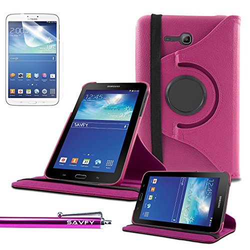 SAVFY Samsung Galaxy Tab 3 7.0 Lite Hülle T110 T111 T113 T116 Hülle Etui Case ultradünn Schutzhülle Cover