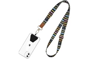 APUKESE Colgante para movil, válido para todo tipo de moviles y con una sujección espetacular. Compatible con todos los móviles del mercado. Correa regulable.…