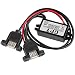 Produktbild Harlls Universal-DC-DC-Konverter-Modul 12V Auto-Fahrzeuge CPT UL5 zu 5V 3A 15W mit Doppeltem USB-Ausgangsstromadapter
