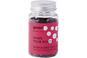 Goovi, Shape Your Booty, Integratore Alimentare Metabolismo Cellulite, Ideale per gli Inestetismi della Cellulite, Azione Tonica, 60 Compresse