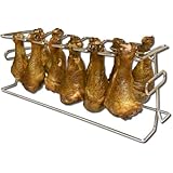 King Kooker 12WR 12-Slot Leg and Wing Grill Rack for Poultry