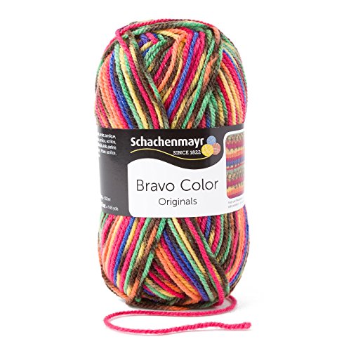 Schachenmayr 9801421-02085 Handstrickgarn, Wolle, rainbow