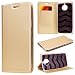 Produktbild Moto G5S Hülle, CE-Link Lederhülle Ledertasche Schutzhülle Premium PU Leder Flip Wallet Case Innere Weiche Silikon Handy Tasche Schale Etui mit Kartenfach Standfunktion Protective Cover Schutz für Motorola Moto G5S Handyhülle - Luxus Gold
