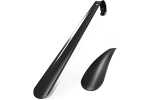 JYSDCXC Łyżka do butów – 16 i 58/42 cm łyżka do butów długa/mała, zestaw 2 sztuk, bardzo stabilne wykonanie, gładka obróbka krawędzi, idealna dla dzieci i seniorów