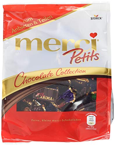 Preisvergleich Produktbild merci Petits Chocolate Collection – Feine Pralinen in 7 köstlichen Sorten - kleines Dankeschön für jedermann –großpackung - (7 x 225g Beutel)
