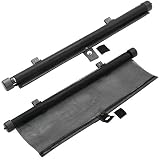 Yahee 2 x Sonnenschutz Rollo Auto Universal Sonnenrollo Seitenschutz für Baby Kinder, Schwarz - 4