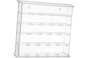 Baoblaze Golf Ball Display Case Golf Ball Holder Showing Stand Golf Balls Organizers Ping-Pong Balls Storage Rack Shelf Wall Mounted Gift for Golfer Enthusiasts (Holds 20 Balls)