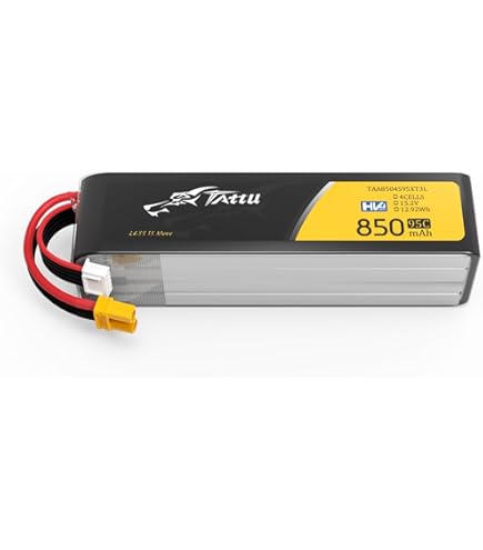 OVONIC 4S Lipo RC Akku 80C 850 mAh mit XT30 für RC Flugzeug Quadcopter