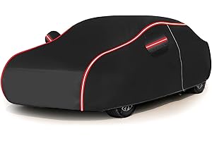 ANSIXEAY Custom Car Cover Fit Mazda CX-5，Waterproof Car Cover Includes（Car Cover X 1 Storage Bag X 1 Combination Lock X 1 Windbreaker X 1）,With Reflective Strip