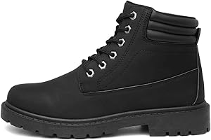 Urban Territory Mens Black Lace Up Boot