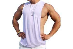 YCHNAIM Camiseta sin Mangas sin Mangas para Hombre