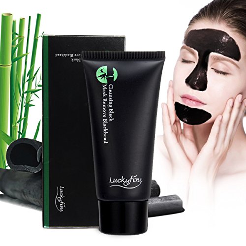 Blackhead Gesichtsmaske, LuckyFine Black Mud Maske Bambus Holzkohle Schlamm auf Mitesser Entferner Sauber Reinigende Schwarze Reißen Peel off Maske