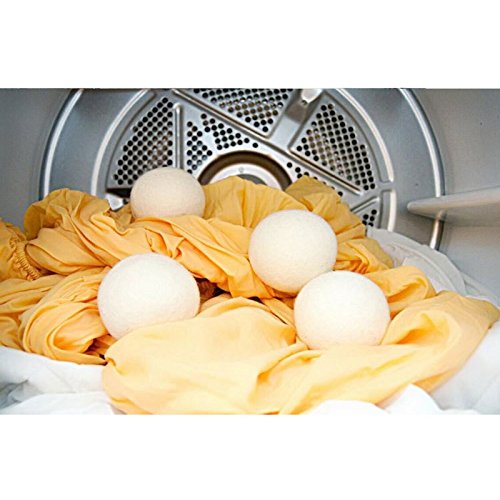 Litian 8er Pack 7cm Trocknerbälle, Aus 100% Premium-Schafwolle, Wäschetrockner Bälle für Wäschetrockner - 2