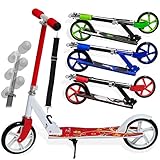 Funsport Scooter mit schnellen ABEC7 Kugellagern Fußständer zum Abstellen , GT Hinterradreibungsbremse