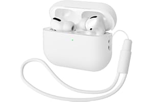 Mocarheri Kompatibel mit Airpods Pro 2 Generation Hülle 2022, Ultra-dünnes, Silikon Stoßfeste Weiches Schutzhülle für Airpods Pro 2, Voller Schutz für Airpods Pro 2 Case Cover (Weiß)
