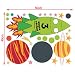 Shopisfy Children's Toddlers Self Adhesive Vinyl Wall Stickers Nursery Décor Decal Art - Space Boy