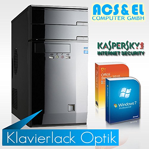 Xercon - High Class Top PC Computer System Xercon Intel Core i7-4790 4x4.0GHz, QuadCore | 8GB DDR3-1600 | 120GB SSD Disk S-ATA-3| nVidia GeForce GTX 950, 2GB, HDMI | Mainboard mit Intel Chip| 500W Netzteil,silent | 5.1 Soundchip | 24x DVD-Brenner | Microsoft Office 2010 Starter (Word, Excel) | Windows 7 Professional (OEM) 64Bit [985127_W7]