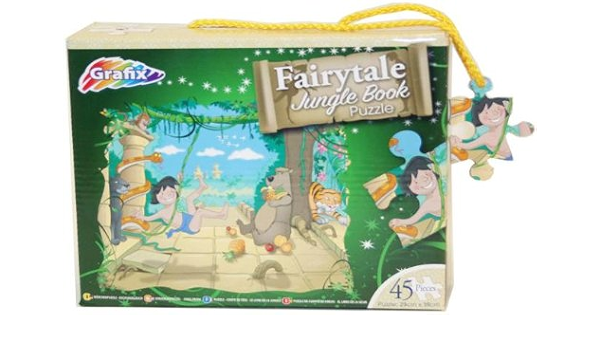 Grafix Fairytale Jungle Book Puzzle 45 Piece 12 Months Amazon Co Uk Toys Games