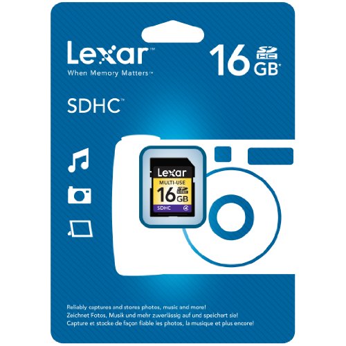 Lexar LSD16GABEU Class 4 SDHC 16GB Speicherkarte (2Mbps) - 2