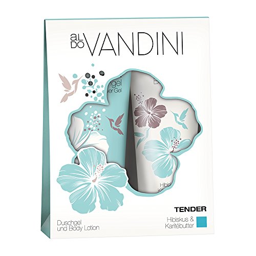 aldoVANDINI Tender Duo Set Hibiskus und Kariténuss/Karitébutter, 1er Pack (1 x Set)