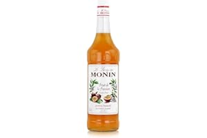 Monin Sirup Maracuja (1 x 1,0l) - Tropische Verführung für Cocktails Limonaden Desserts in Bar oder Küche