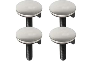 DIVONO 4 Pcs Tap Hole Cover, 45mm Sink Hole Cover, Overflow Sink Hole Cover, Water Proof Sink Tap Hole Stopper, Plug Hole Cover Kitchen Sink Stopper, for Home Kitchen and Bathroom Sink Decoration(as shown)