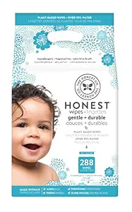 Honest Company All Natural Cloth Baby Wipes 4 pack (288 Count Total)