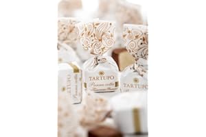Antica Torroneria Piemontese Tartufo italienische Trüffelpralinen in verschiedenen Sorten 140 g Pralinen Trüffel Schokoladentrüffel (Tartufo panna cotta)