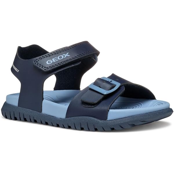 Geox Garçon Sandales Fusbetto - Tige Non Doublée Séchage Rapide Fermeture Scratch