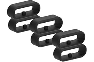 RUENTECH Paquete de 6 bandas compatibles con Disney Magic Band/Magic Band 2.0/Magic Band+, anillos de cierre de silicona para seguridad, soporte/retenedor para Disney Magic Band para niños