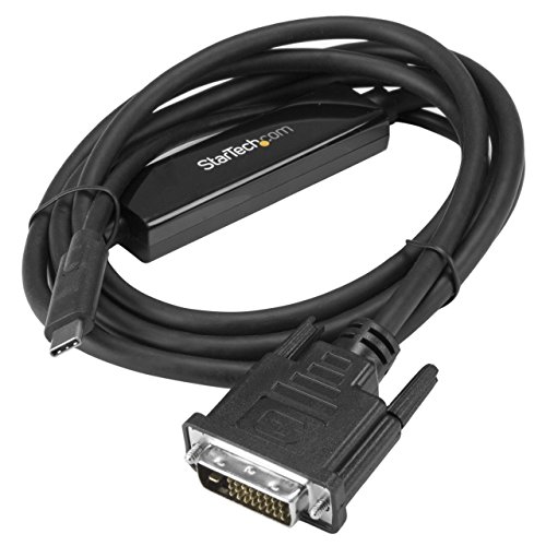 STARTECH USB-C auf DVI Adapterkabel – USB Typ-C auf DVI Konverter / Adapter – 2m – 1920×1200 - 4