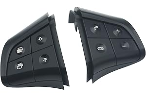 Arotzelox Lenkrad Switch Knopf für ML W164 W251 W245 Multifunktions Lenkradschalter Steuertasten Links + Rechts 1648207910 Lenkradtasten mit Basis