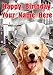 Produktbild Golden Retriever Hund j403 Chef Cook Fun Cute Happy Birthday A5 personalisierbar Grußkarte geschrieben von uns Geschenke für alle 2016 von Derbyshire UK
