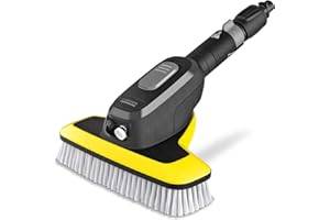 Kärcher WB 7 Plus 3-in-1 Wash Brush, 3 Functions: Foam Jet, High-Pressure Flat Spray Nozzle, Soft Brush, Original Accessory for Kärcher Pressure Washer K 2-K 7