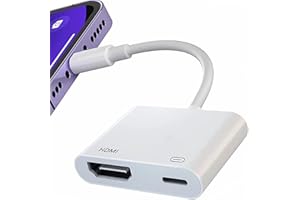 HLLYLL HDMI Adapter für i-Phone i-Pad HDMI Kabel Adapter 1080P@60HZ Digital AV Konverter Video Audio Synchronisation für i-Phone, i-Pad, iPod to HDTV/Projektor/Monitor