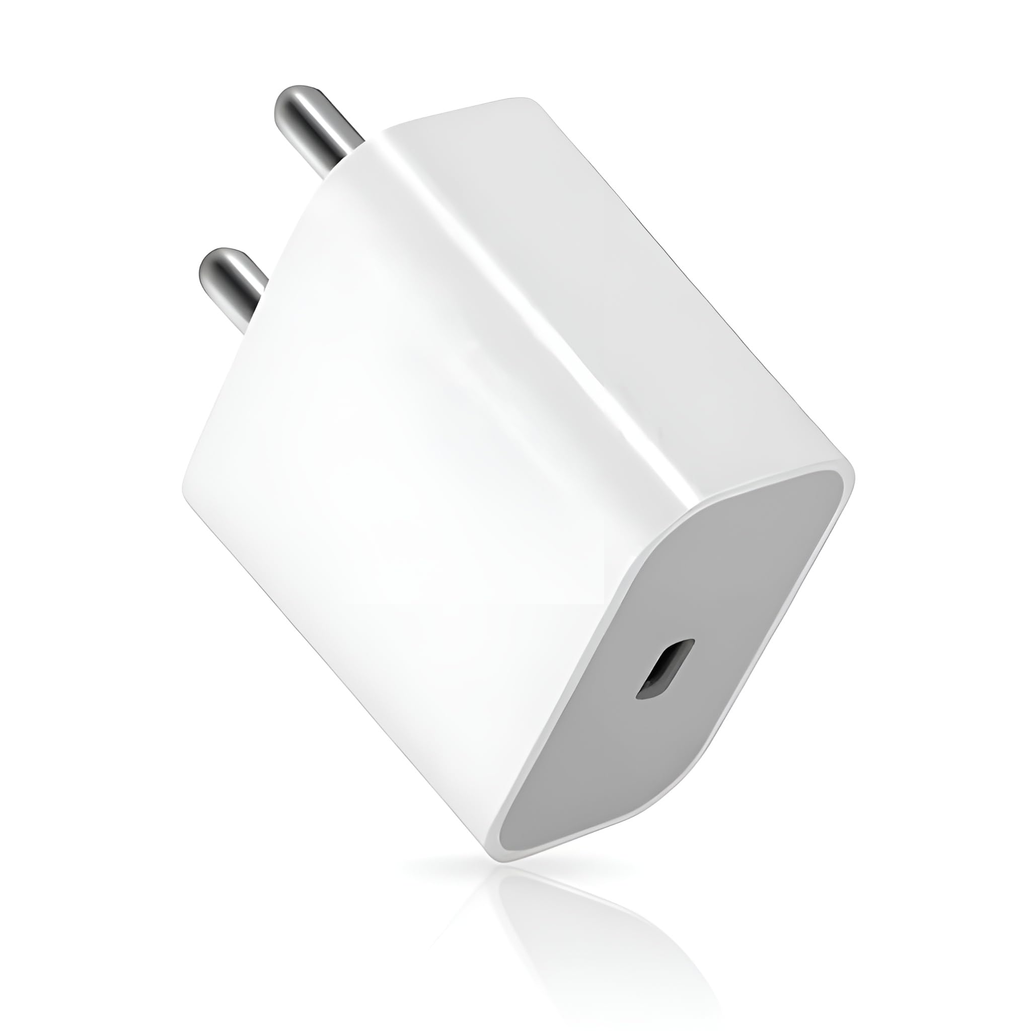 Original iPhone 20W Adapter (6 Months Warranty) Super-Fast Charging for iPhone 16e/16Plus/16Pro/16Promax/14/14Plus/14Pro/14Promax 13/13Pro/13Promax 12/12Pro/12/11/X/XR Series, Mfi-Certified (White)