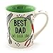 Produktbild Our Name Is Mud"Best Dad" Kaffee Becher aus Steingut, 16 oz