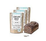 Organic Workout LOW-CARB-BROT-BACKMISCHUNG 3er Pack - 100%...