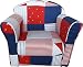 Kidsaw Mini Armchair (Blue Patchwork)