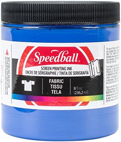 Speedball Fabric Screen Printing Ink 8oz-Blue