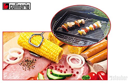 culinario Grill- und Backkorb – antihaftbeschichtet, bis 260 °C hitzeresistent, 29 x 34 cm, als Backpapier Ersatz verwendbar - 3