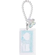 Kpop Fotokartenhalter Als Schlüsselanhänger – Regenschirmform, Transparent, 7,6cm