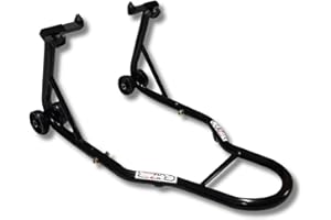 cruizer Béquille avant moto universel, cônes réglables avec curseur, Noir