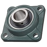 ejes con rodamientos  DOJA Industrial  Rodamientos con Soporte UCF 209 Cojinete de Bolas con Soporte para Eje de (45mm) rodamientos Cojinetes con Soportes para: fresadora, Impresora 3D, Torno, Bricolaje.