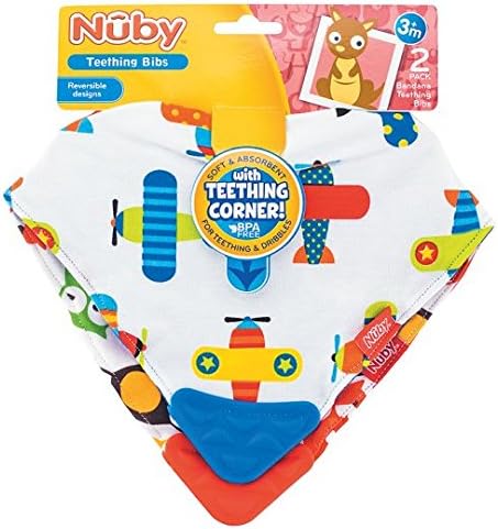 Nuby Bubble Bandana Teether 2 Pack