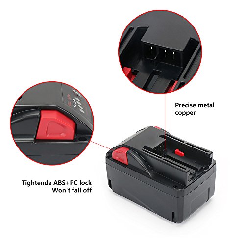 REEXBON M28 Milwaukee 28V Bateria de Reemplazo MILWAUKEE 28V 3.0Ah Li-ion Batería Herramienta Eléctrica Batería para MILWAUKEE 28V 48-11-1828, M28,M28B, M28BX, V28, V28B Batería