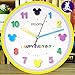 Produktbild HUANGYAHUI Wecker Super Silent'S Wanduhr Kinder Schlafzimmer Wohnzimmer Wand Tabelle Quarzuhr Tabelle 26 Cm Bunte Mickey Mouse