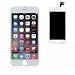 Produktbild für Iphone 6S Weiß/Gold,Ushining LCD Display Touchscreen