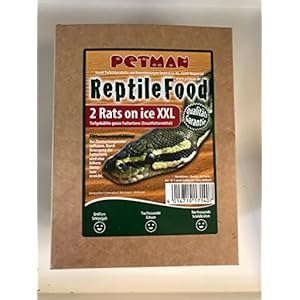 2 x Petman Reptile Food 2 Ratten XXL
