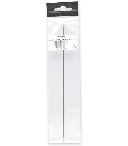 Tubertini Aiguille double pour Innesco Art : 45901 en acier inoxydable Taille 13 cm Lot de 2